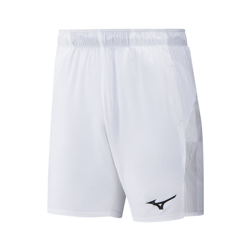 Calções Mizuno 8" Amplify - Homem - Branco - PHAUT9163